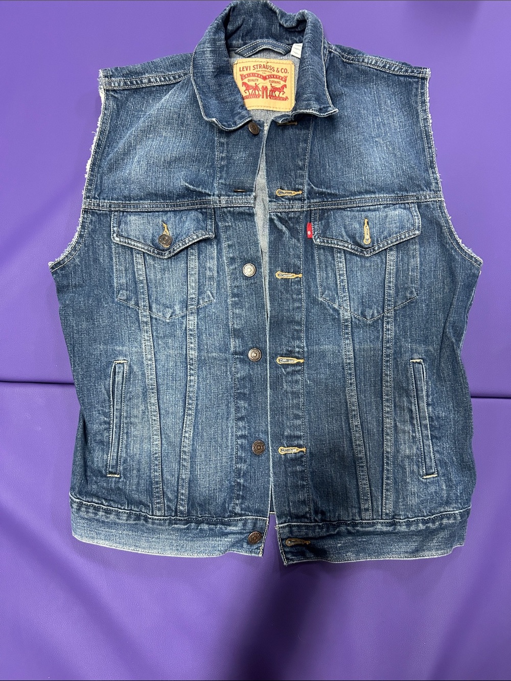 Levi denim vest